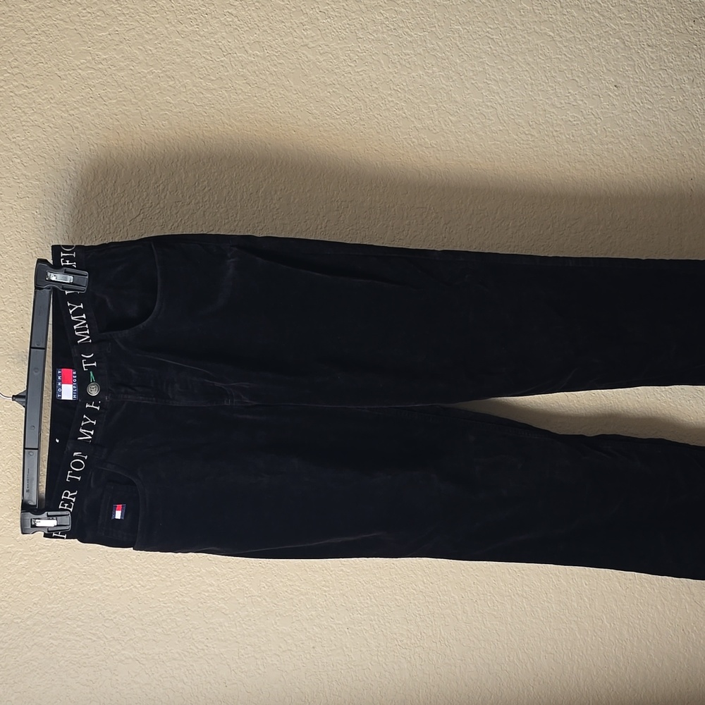 Tommy Hilfiger Black Cotton Pants